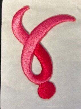 Pink Breast Cancer Awareness Ribbon Patch – Embroidered Support Survivor Appliqu